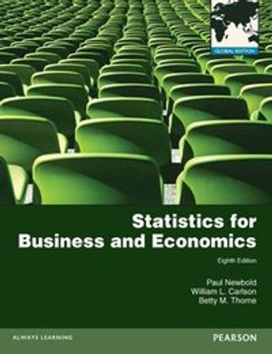 Statistics for Business and Economics with MyMathLab Global XL | 8:e upplagan