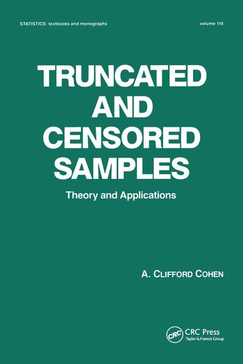 Truncated and Censored Samples | 1:a upplagan