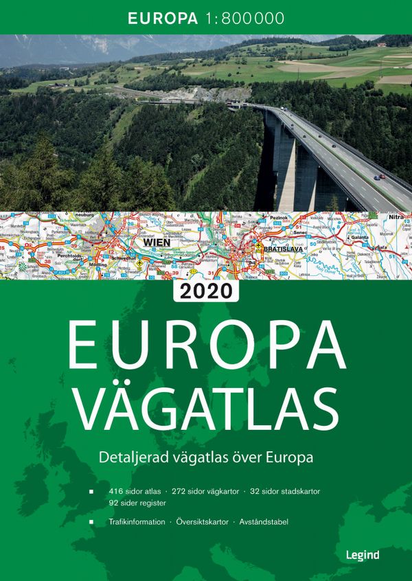Europa vägatlas 2020 | 0:e upplagan