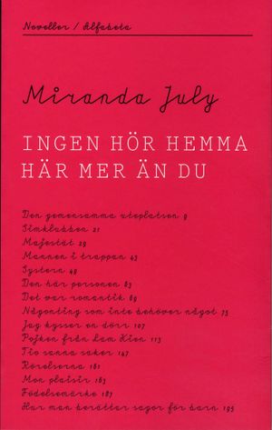 Ingen hör hemma här mer än du | 1:a upplagan