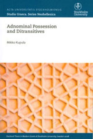 Adnominal Possession and Ditransitives