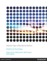 Statistics for Psychology: New international edition
