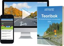 Körkortsboken 2024: Teoribok + övningsprov online