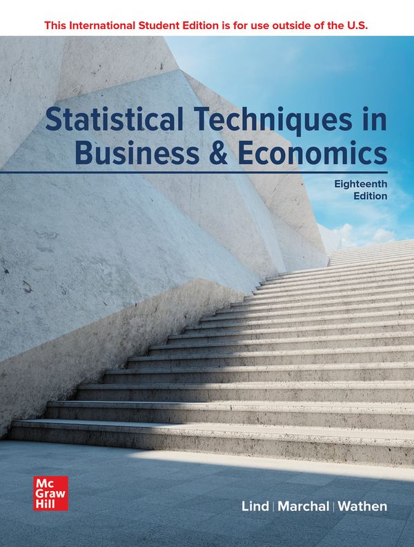 ISE Statistical Techniques in Business and Economics | 18:e upplagan