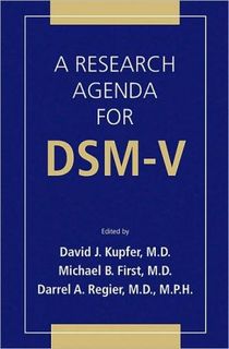 A Research Agenda For DSM V