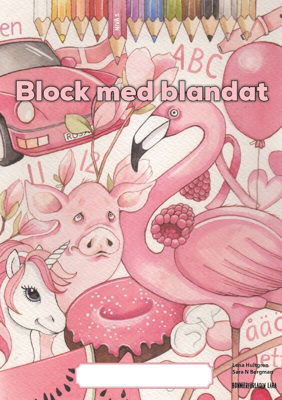 Block med blandat 5 - rosa, 5-pack | 1:a upplagan