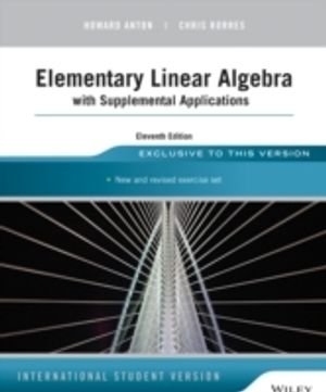 Elementary linear algebra : with supplemental applications | 1:a upplagan