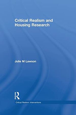 Critical Realism and Housing Research