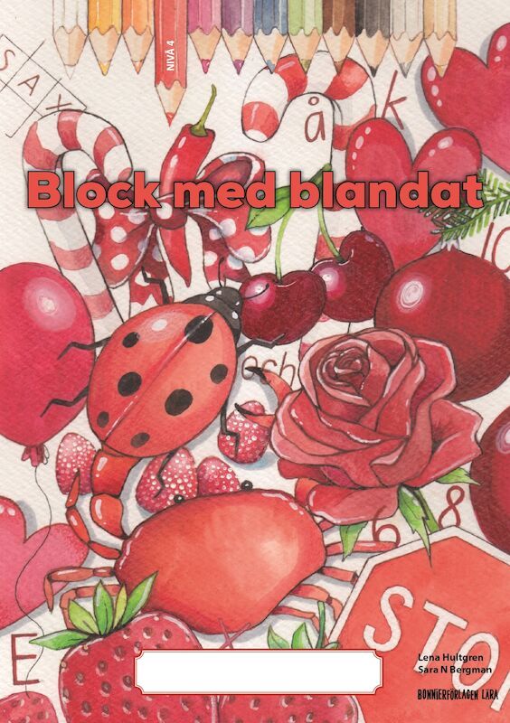 Block med blandat 4 - röd, 5-pack | 1:a upplagan