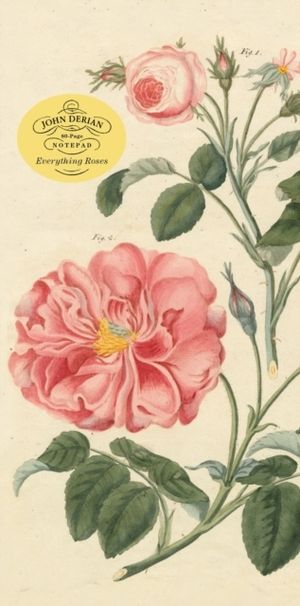 John Derian Paper Goods: Everything Roses Notepad