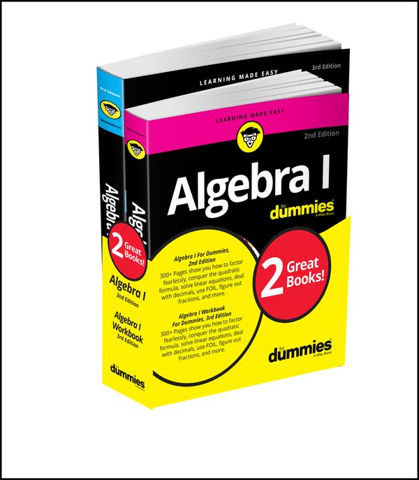Algebra I Workbook For Dummies with Algebra I For Dummies | 1:a upplagan