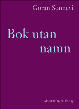 Bok utan namn