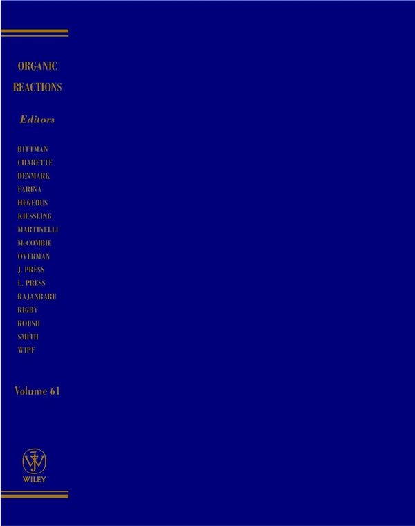 Organic Reactions, Volume 61, | 1:a upplagan