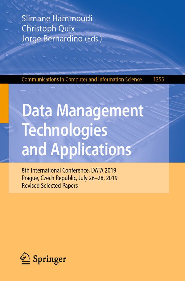 Data Management Technologies and Applications | 1:a upplagan