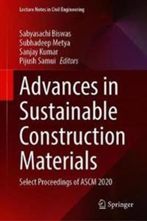 Advances in Sustainable Construction Materials | 1:a upplagan