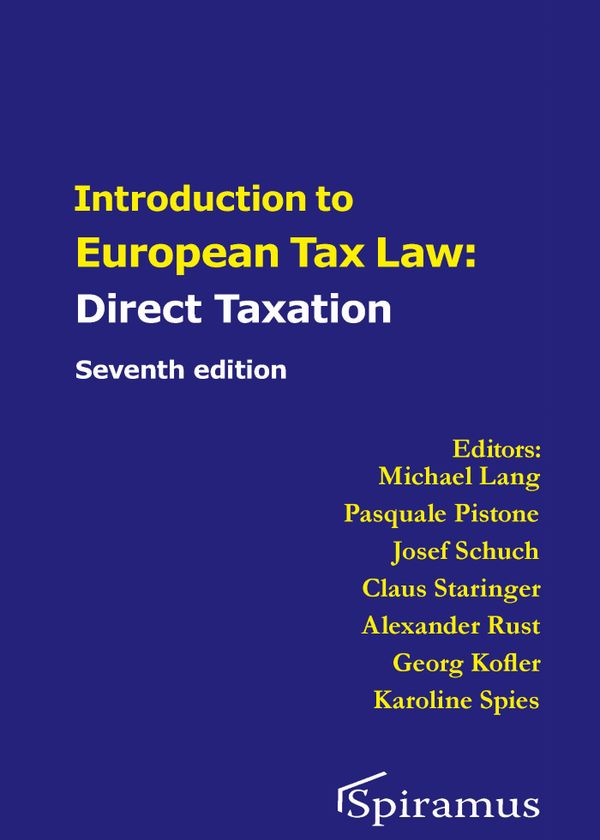Introduction to European Tax Law on Direct Taxation | 0:e upplagan