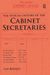 The Official History of the Cabinet Secretaries