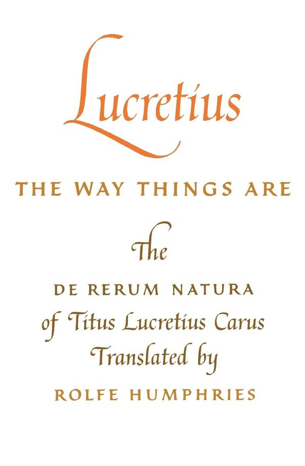 Lucretius: the Way Things Are | 0:e upplagan