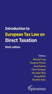 Introduction to European Tax Law | 6:e upplagan