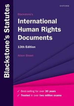 Blackstone's International Human Rights Documents | 13:e upplagan