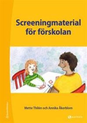 Screeningmaterial för förskolan (handledning) |  2:e upplagan