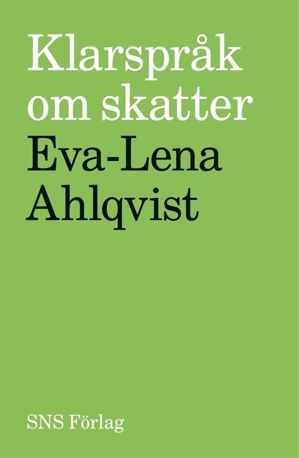Klarspråk om skatter | 1:a upplagan