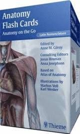 Anatomy Flash Cards (Latin nomenclature edition)