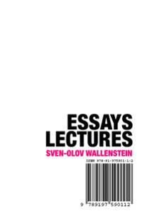 Essays, lectures