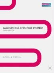 Manufacturing Operations Strategy
