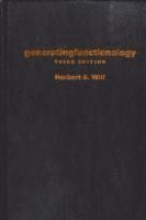 Generatingfunctionology