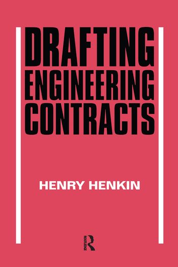 Drafting Engineering Contracts | 1:a upplagan
