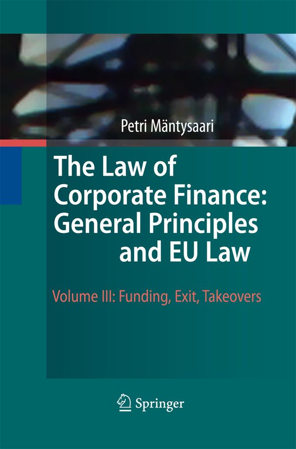 The Law of Corporate Finance: General Principles and EU Law | 1:a upplagan