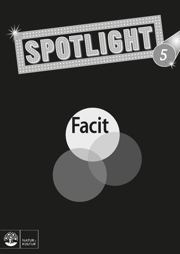 Spotlight 4-6 Facit 5 | 1:a upplagan