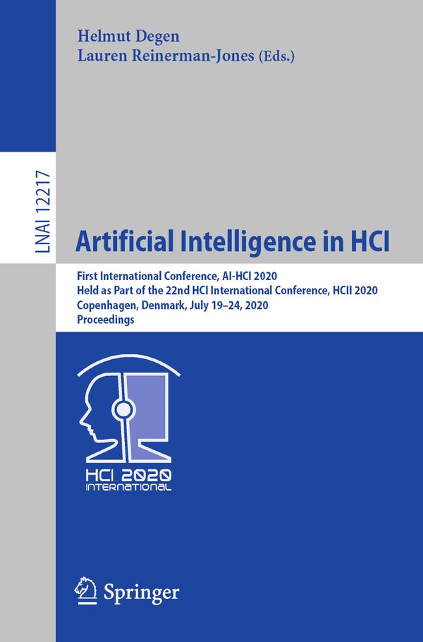 Artificial Intelligence in HCI | 1:a upplagan