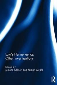 Law's Hermeneutics | 1:a upplagan
