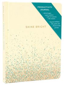Shine Bright Productivity Journal, Cream