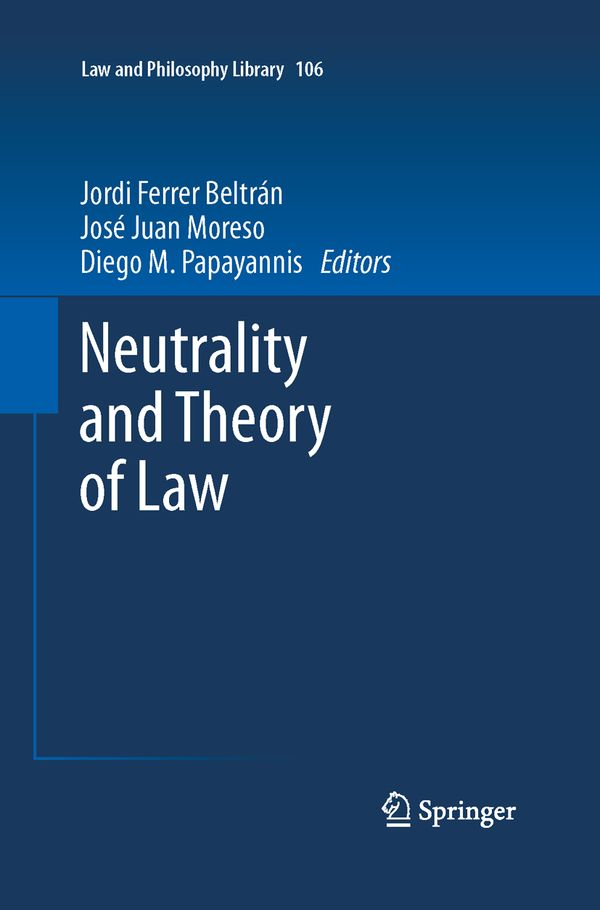 Neutrality and Theory of Law | 1:a upplagan