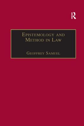 Epistemology and Method in Law | 1:a upplagan