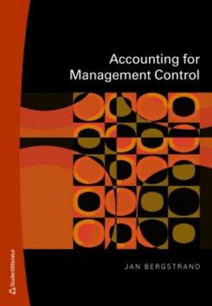 Accounting for Management Control | 1:a upplagan