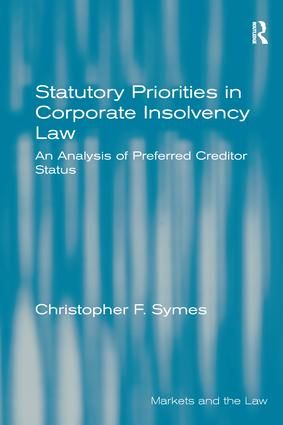 Statutory Priorities in Corporate Insolvency Law | 1:a upplagan