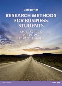 Research Methods for Business Students | 6:e upplagan