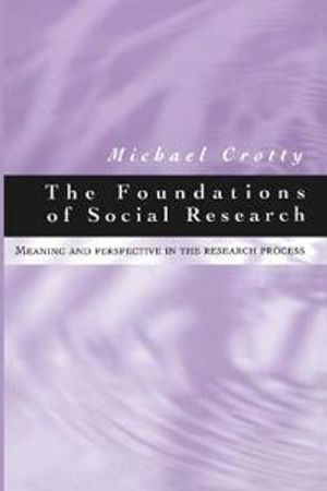 Foundations of social research - meaning and perspective in the research pr