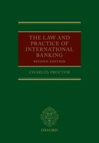 The Law and Practice of International Banking | 0:e upplagan