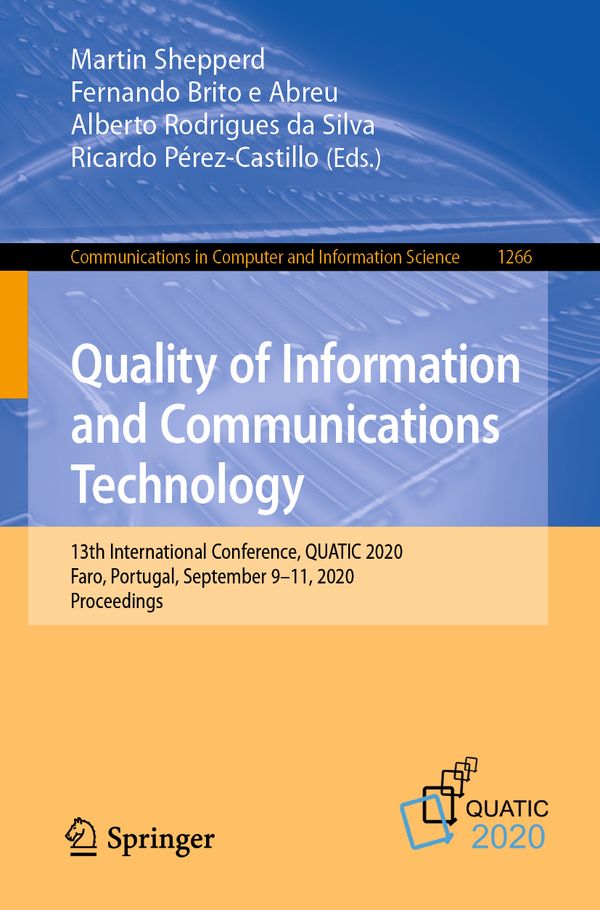 Quality of Information and Communications Technology | 1:a upplagan
