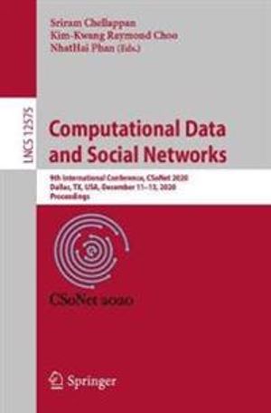 Computational Data and Social Networks | 1:a upplagan