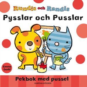 Rundis och Randis pysslar och pusslar : pekbok med pussel | 1:a upplagan