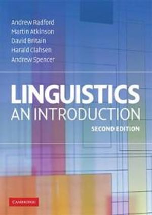 Linguistics - an introduction