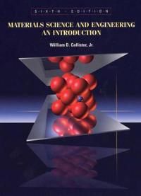 WIE Materials Science and Engineering: An Introduction, 6th Edition