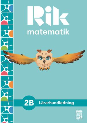 Rik matematik 2 B Lärarhandledning, bok + digitala resurser | 1:a upplagan