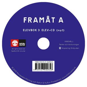 Framåt A 2:a uppl Elevbok 3, Elev-cd (mp3) | 1:a upplagan